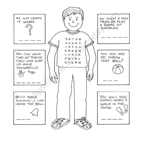 body parts worksheet grade 2 body parts 1st grade 2nd grade